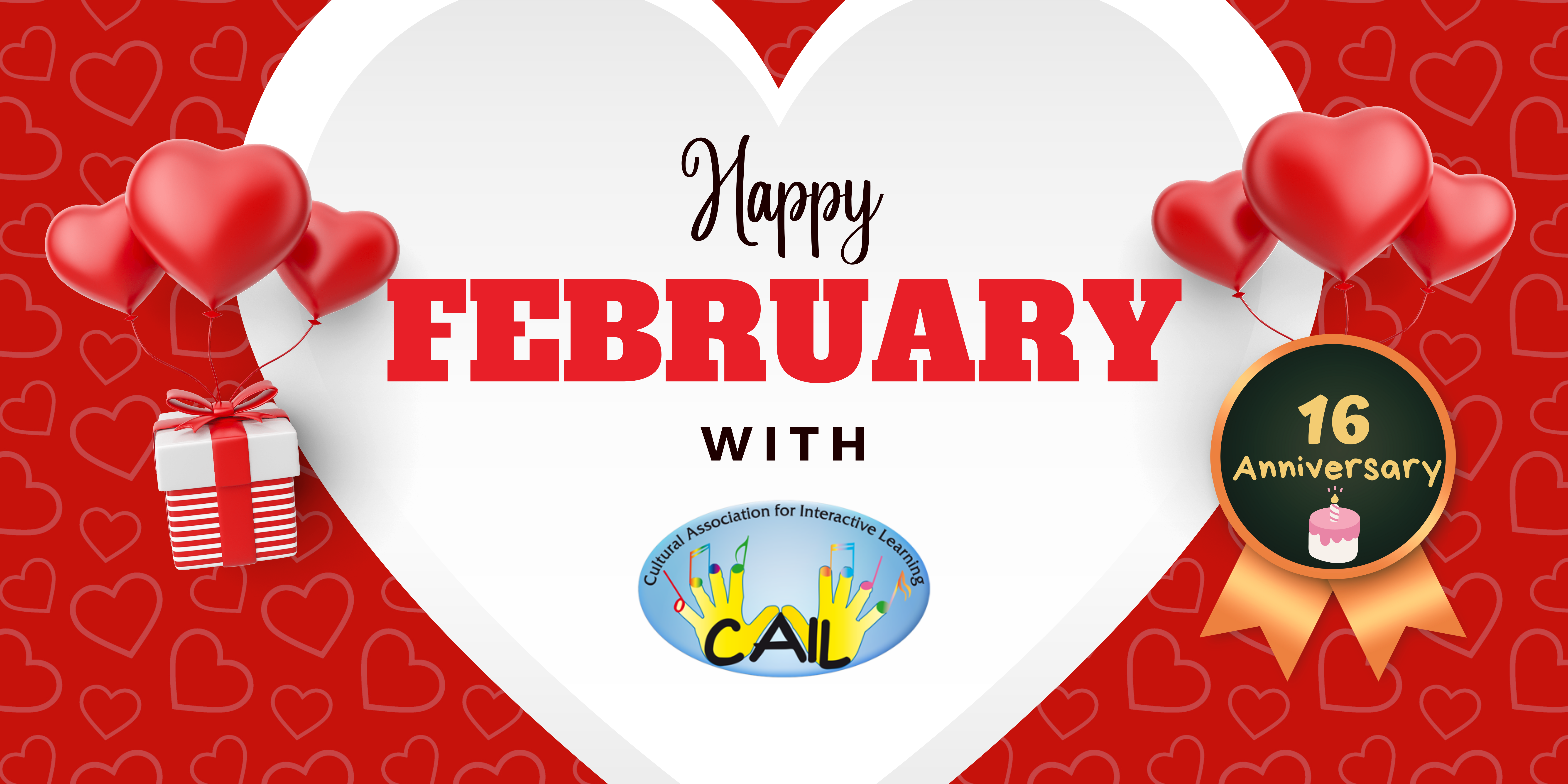 Febbraio 2024: 16°Anniversario CAIL, Corsi e Camps, Feste ed Eventi in Lingua per tutti!